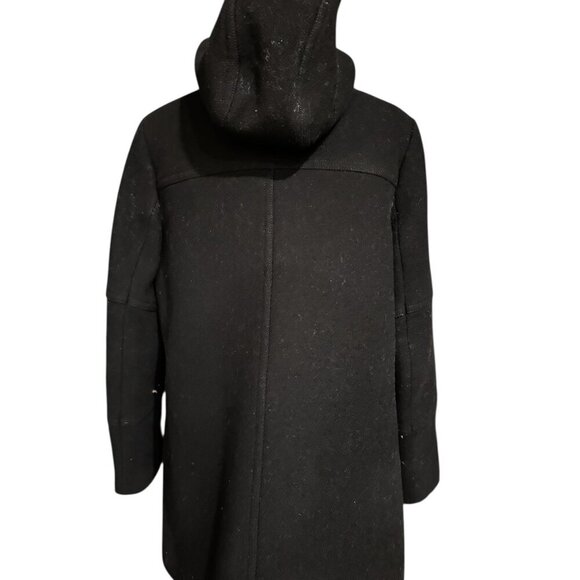 J.Crew Stadium-Cloth Wool Coat by Nello Gori – Black – Women’s Size 10 - Picture 7 of 7